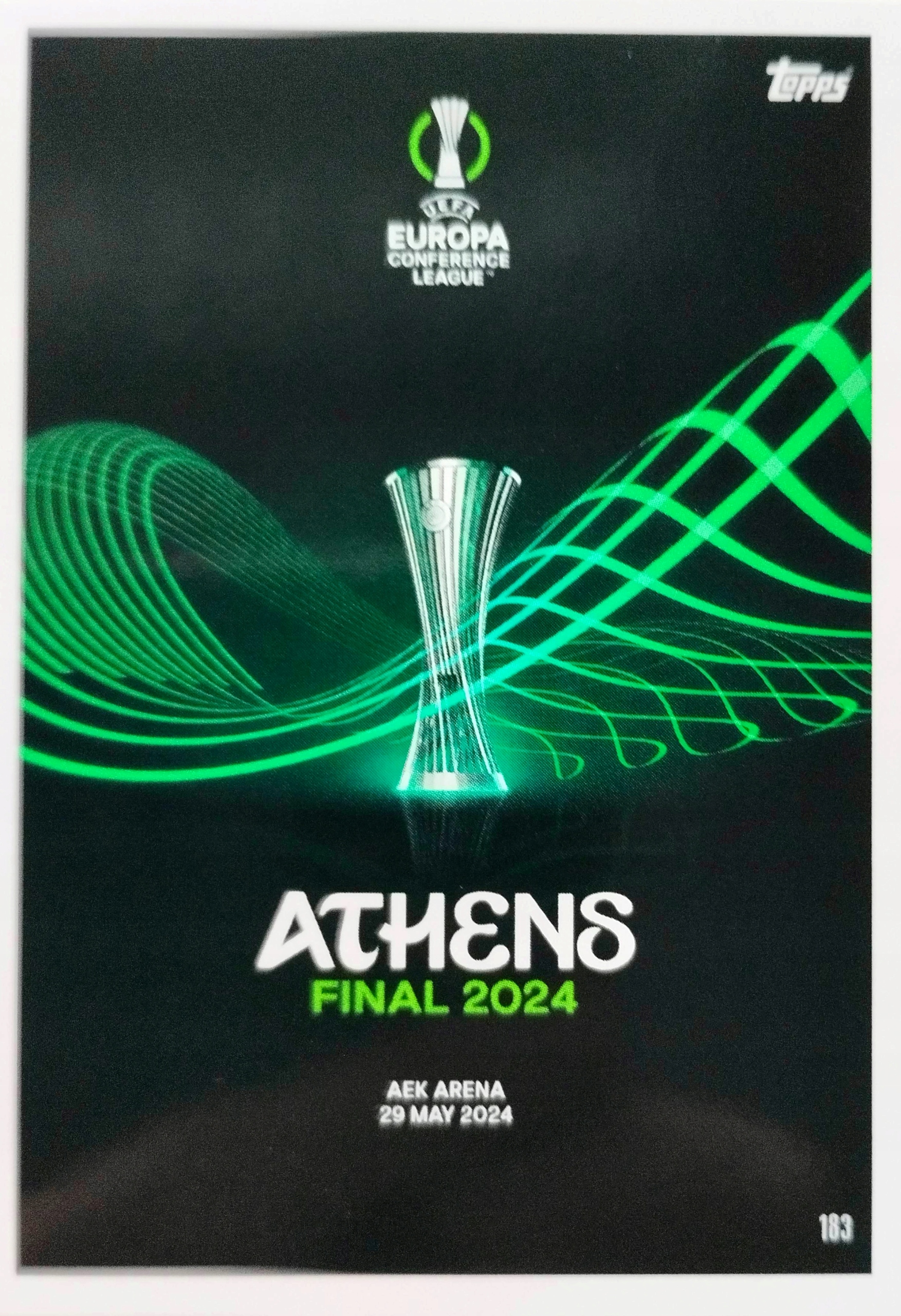 Topps Match Attax Extra 2023/2024 Finals 183 Uefa Europa Conference League