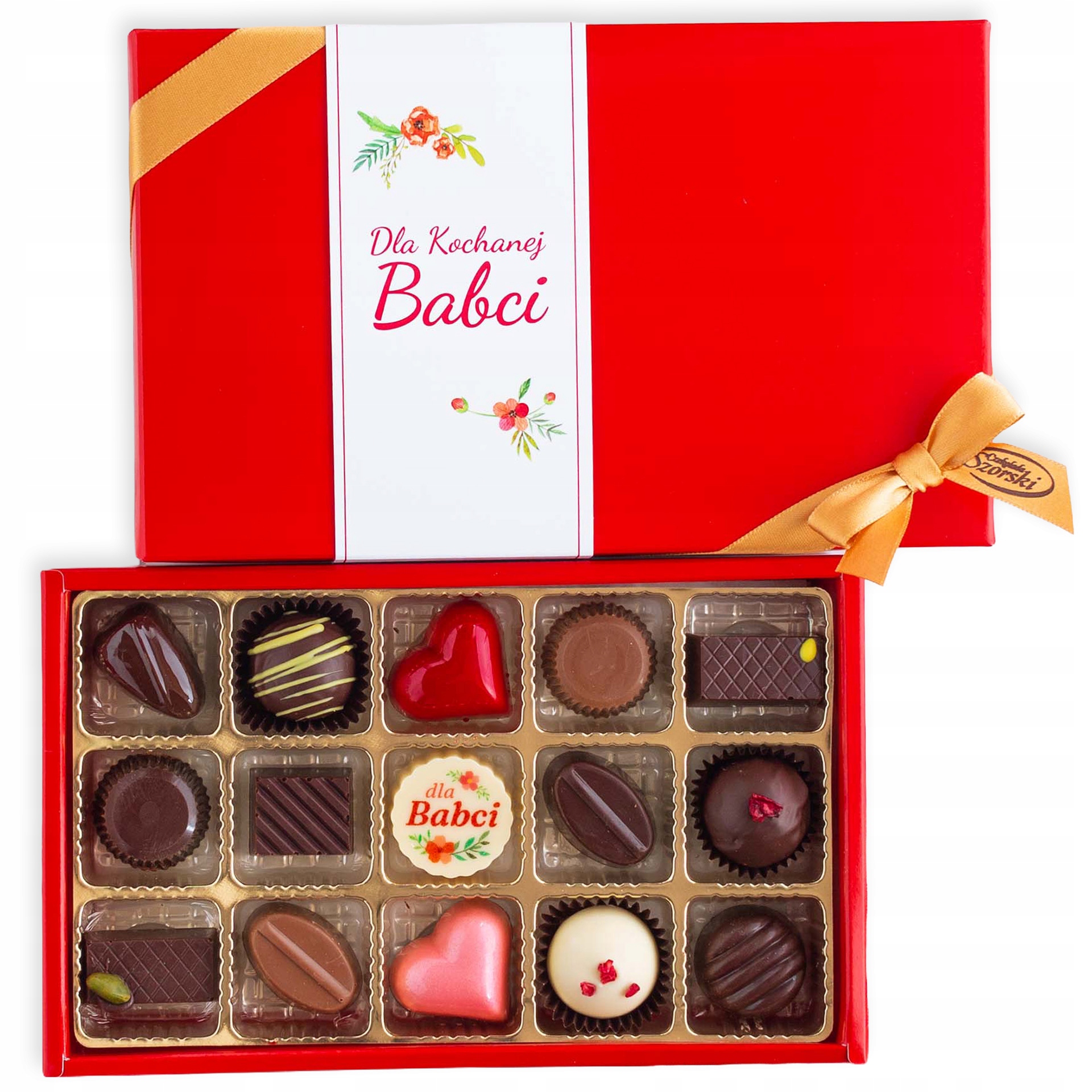 Bombonierka na 15 czekoladek dla babci