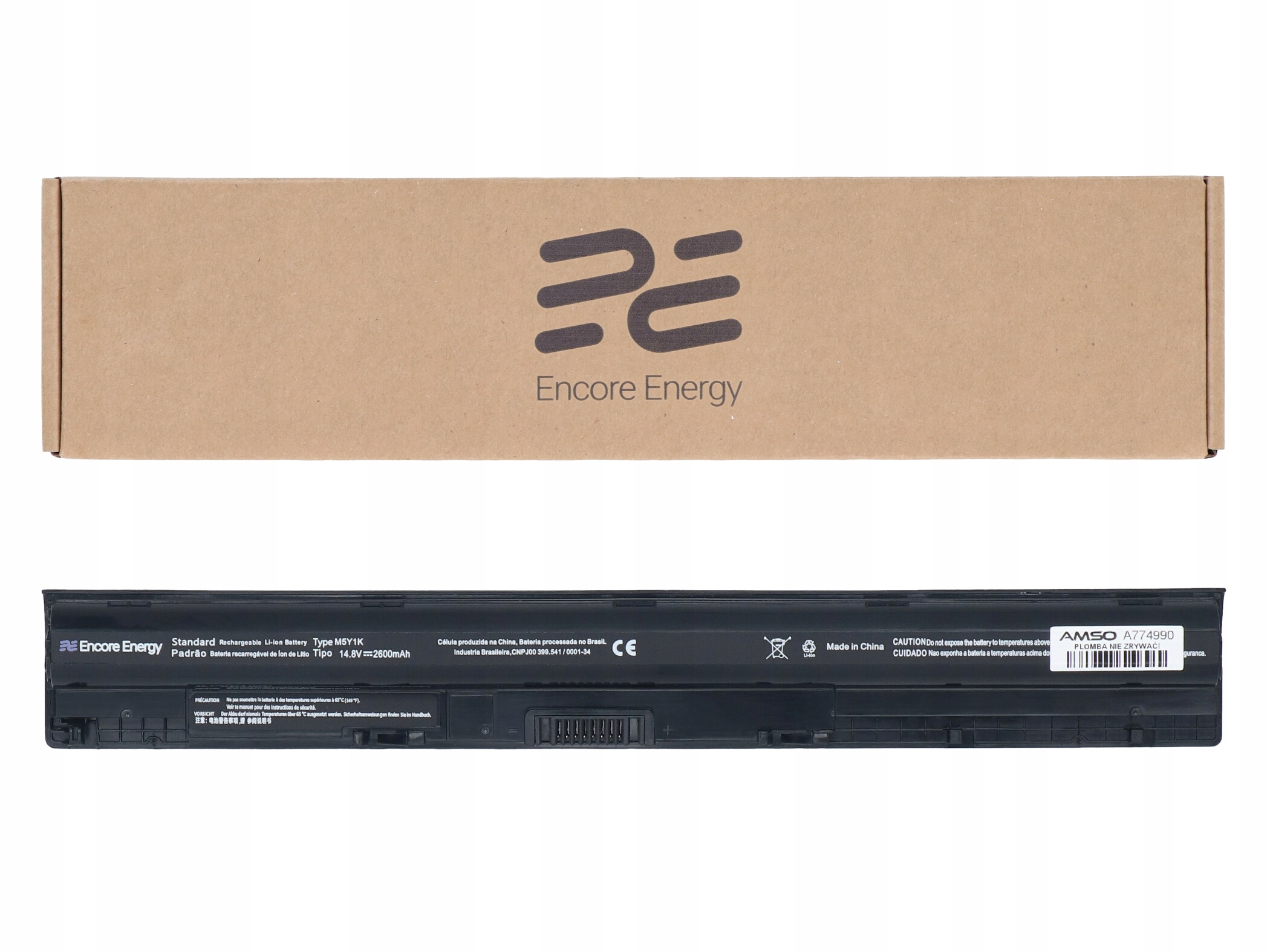 M5Y1K bateria do laptopa Dell Inspiron 3567 3459 5558 2600mAh Encore Energy