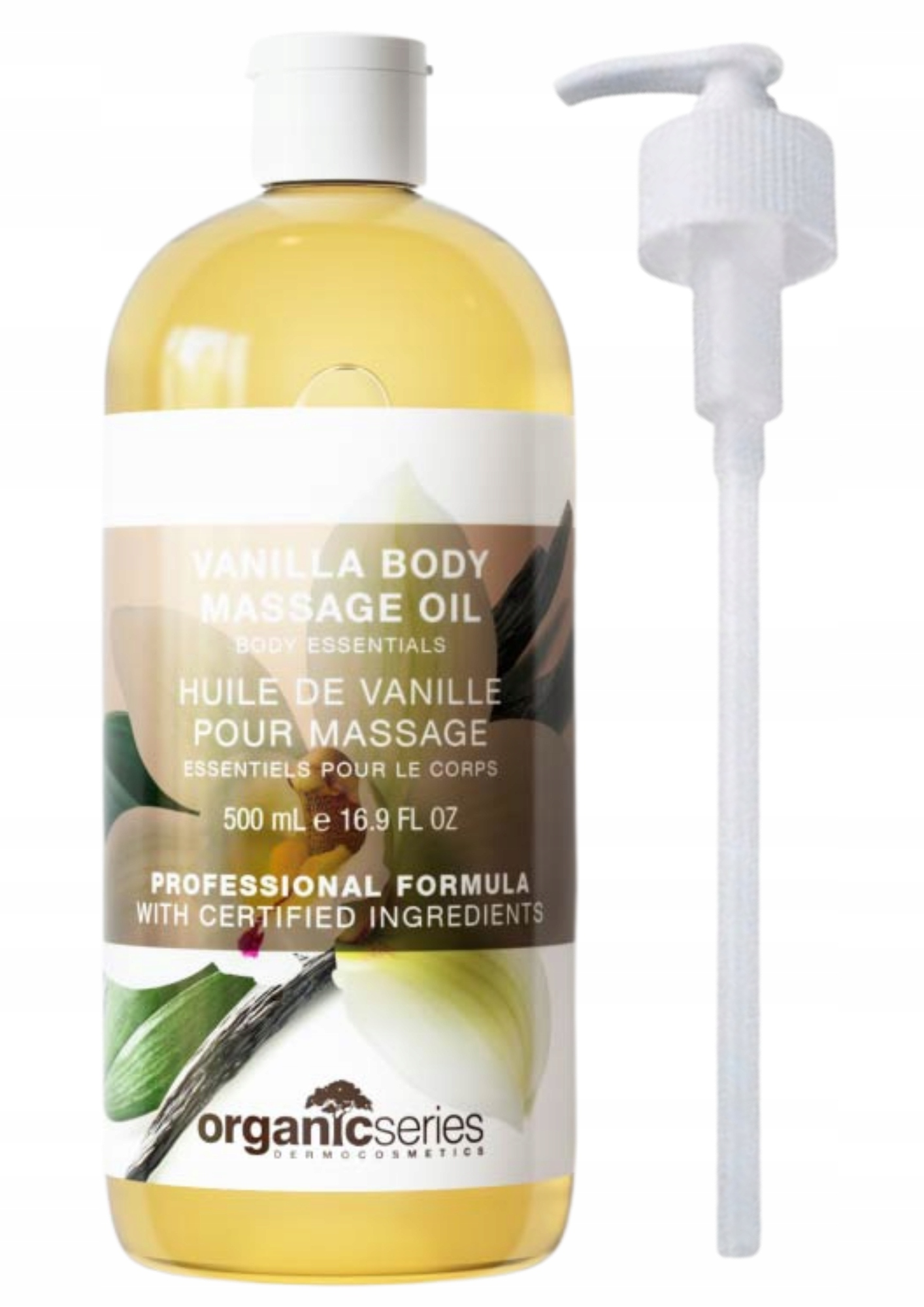 

Organic Olej Oliwka do masażu Wanilia 500ml