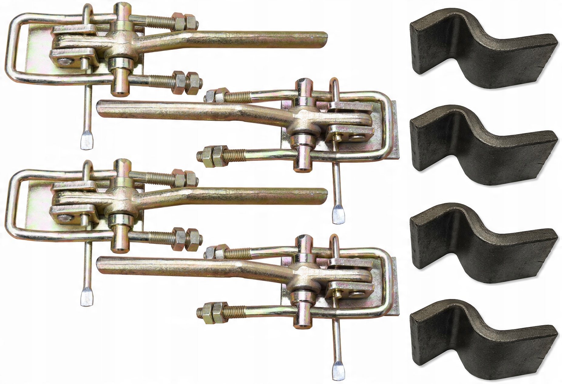 

4x Zamek burty 4x język spinacz P+l D-35 D-47
