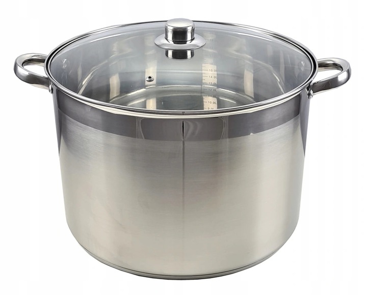 

Garnek Duży Stalowy 10L Gastro Garnek Indukcja