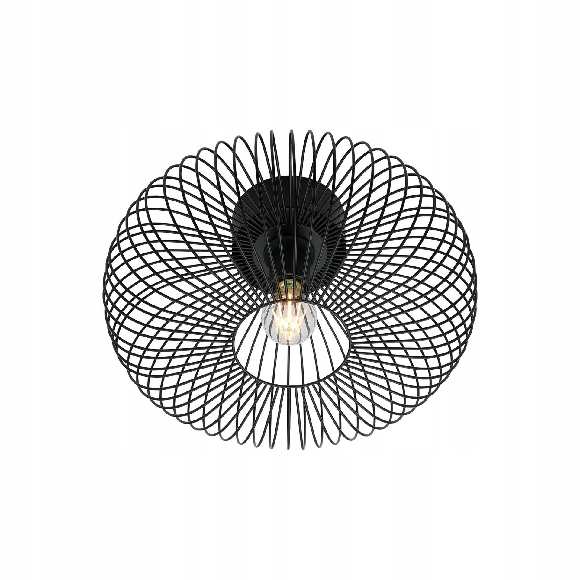 Drôtená stropná lampa Beroni čierna Nordlux