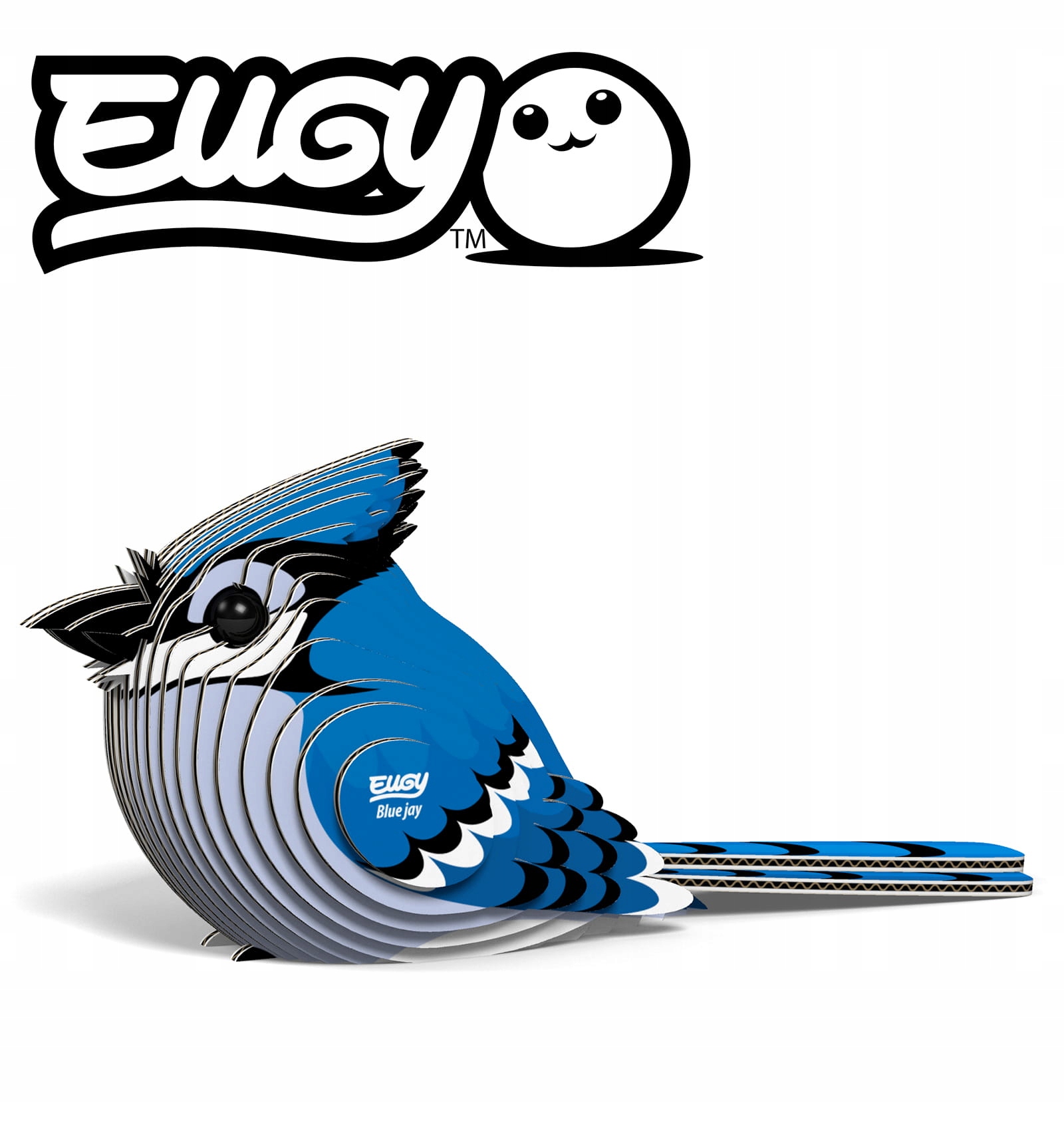 

Ptak Modrosójka Błękitna Eugy Eko Układanka 3D