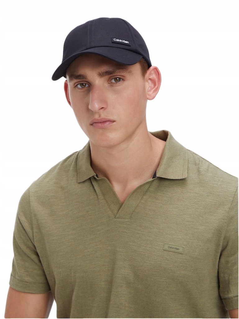 CALVIN KLEIN CZAPKA Z DASZKIEM ELEVATED CZARNA Płeć uniseks