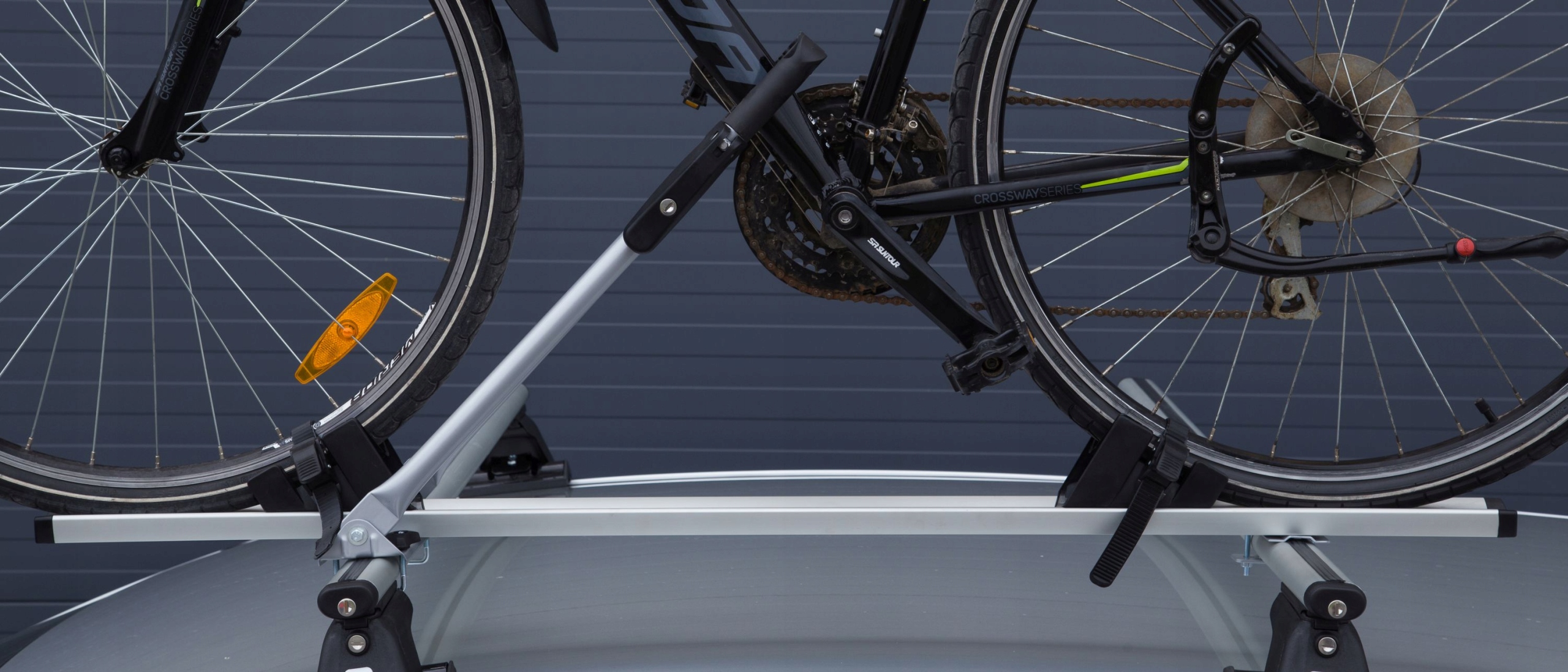 BAGAZNIK UCHWYT ROWEROWY DACH ROWER AMOS TOUR x 3 Producent code 7617 uchwyt rowerowy na 1 rower alu