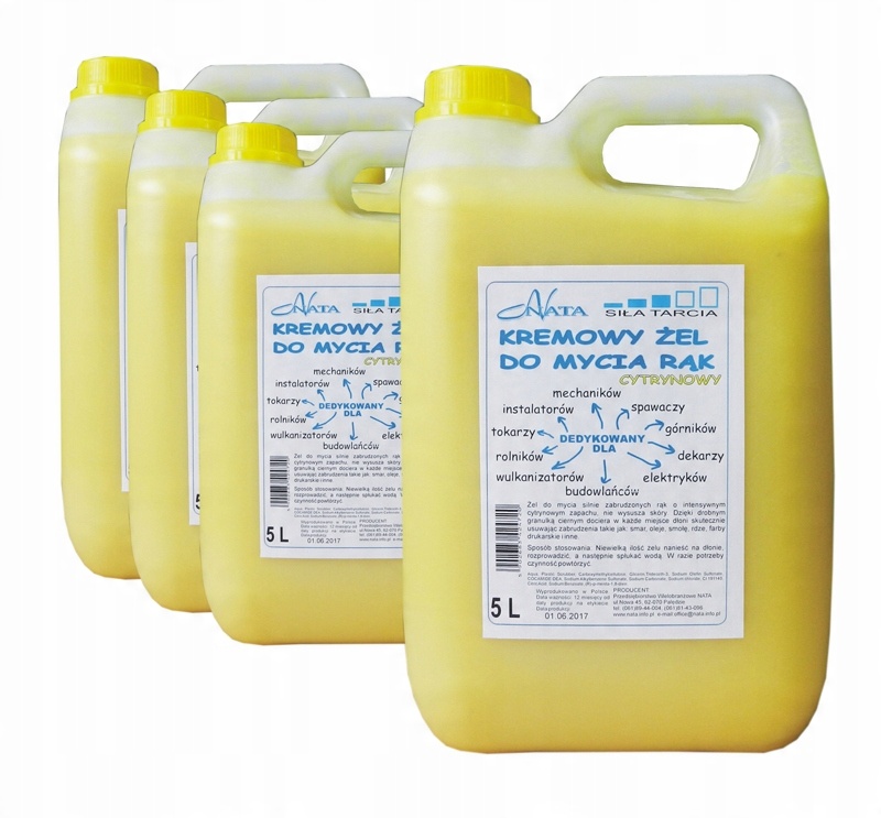 

Pasta Bhp w żelu żółta typu Americol 15L+5L Gratis