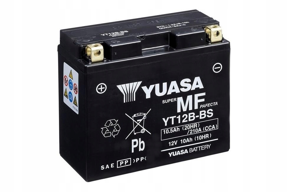 

Akumulator motocyklowy Yuasa YT12B-BS 10.5Ah 210A