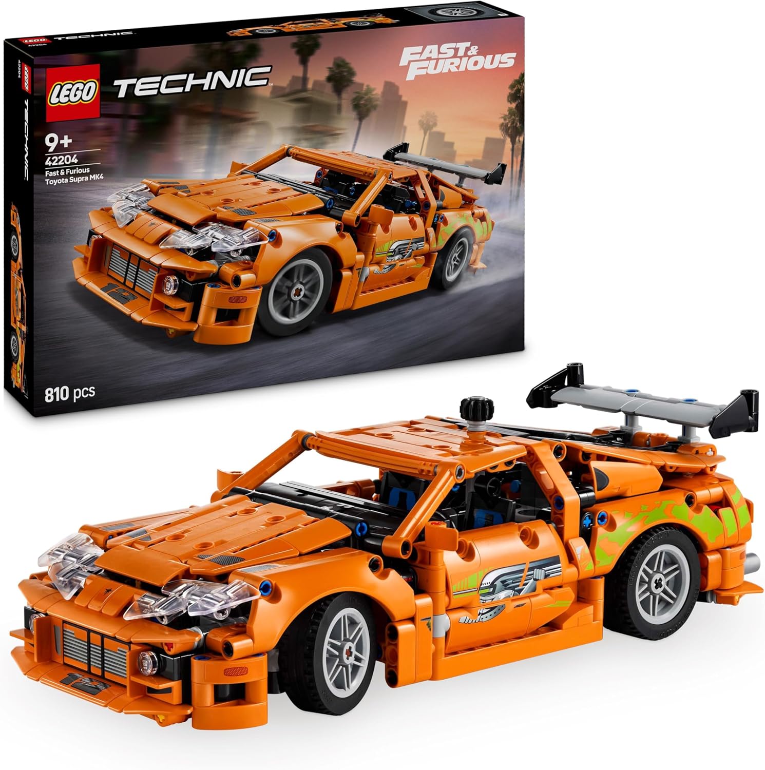 Lego Technic Fast & Furious Toyota Supra MK4 sportovní model 42204