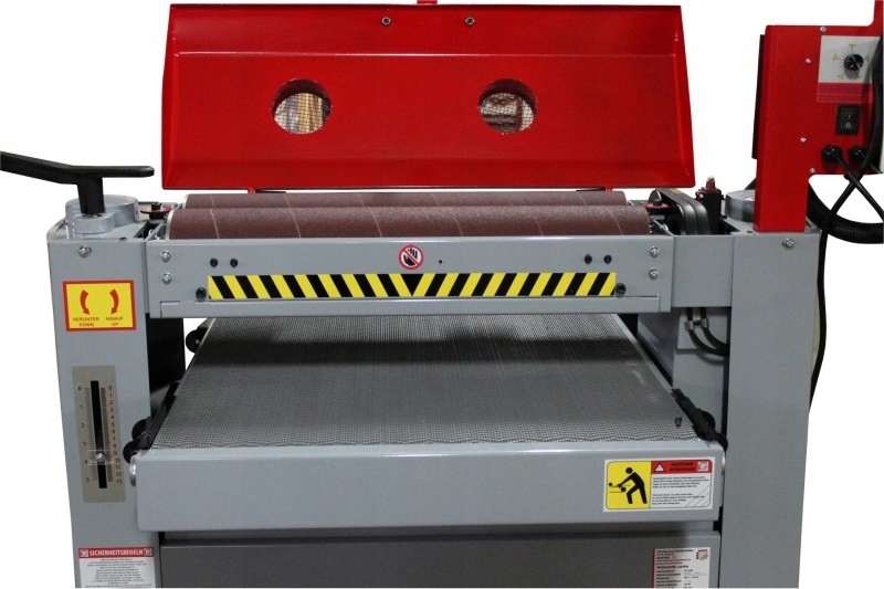 SZLIFIERKA SZEROKOTAŚMOWA DWU WALCOWA HOLZMANN 640mm miękkie twarde drewno Typ szlifierka