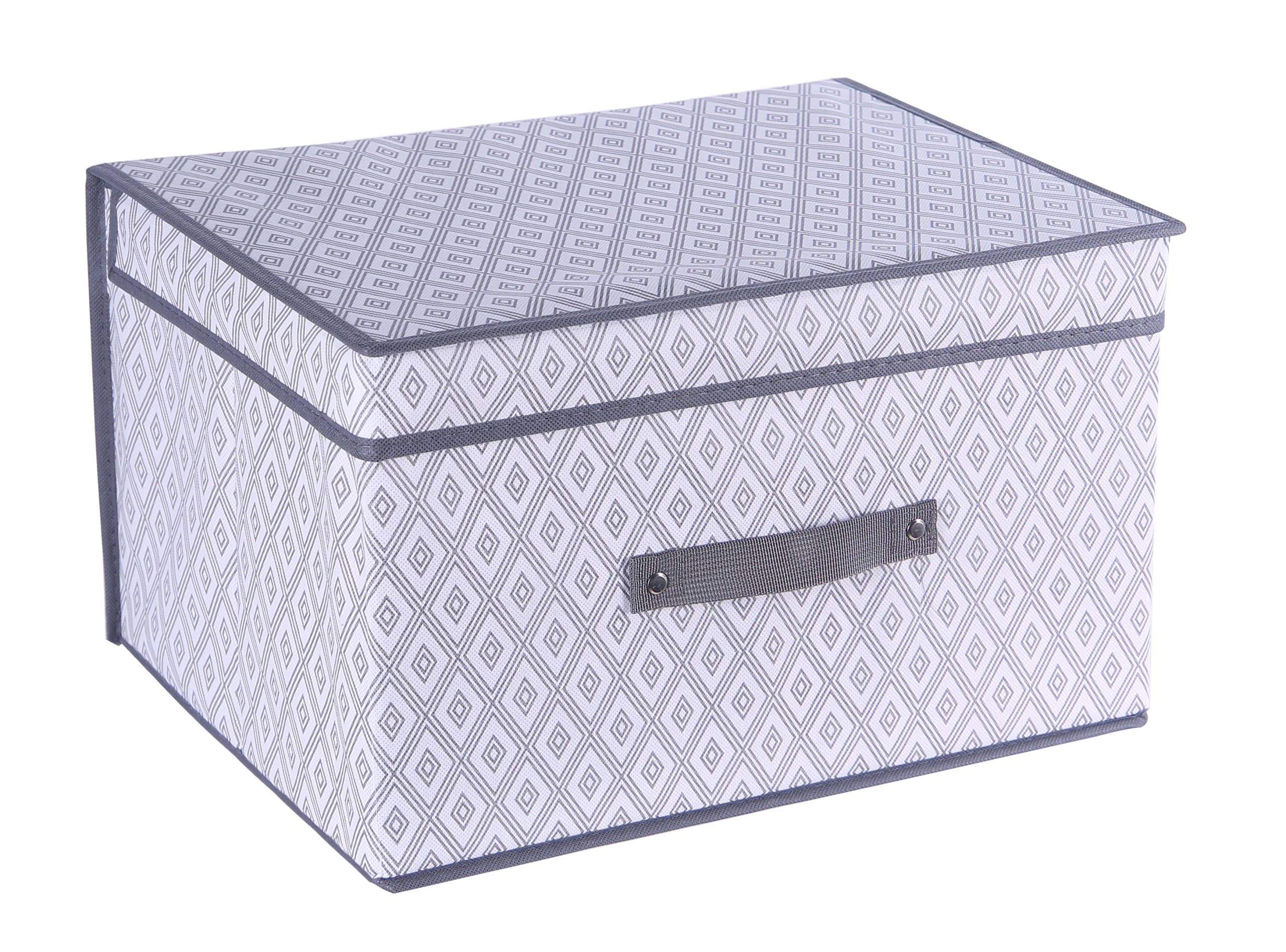 Organizer pojemnik do szafy z pokrywką 40x30x25CM CIEMNOSZARY