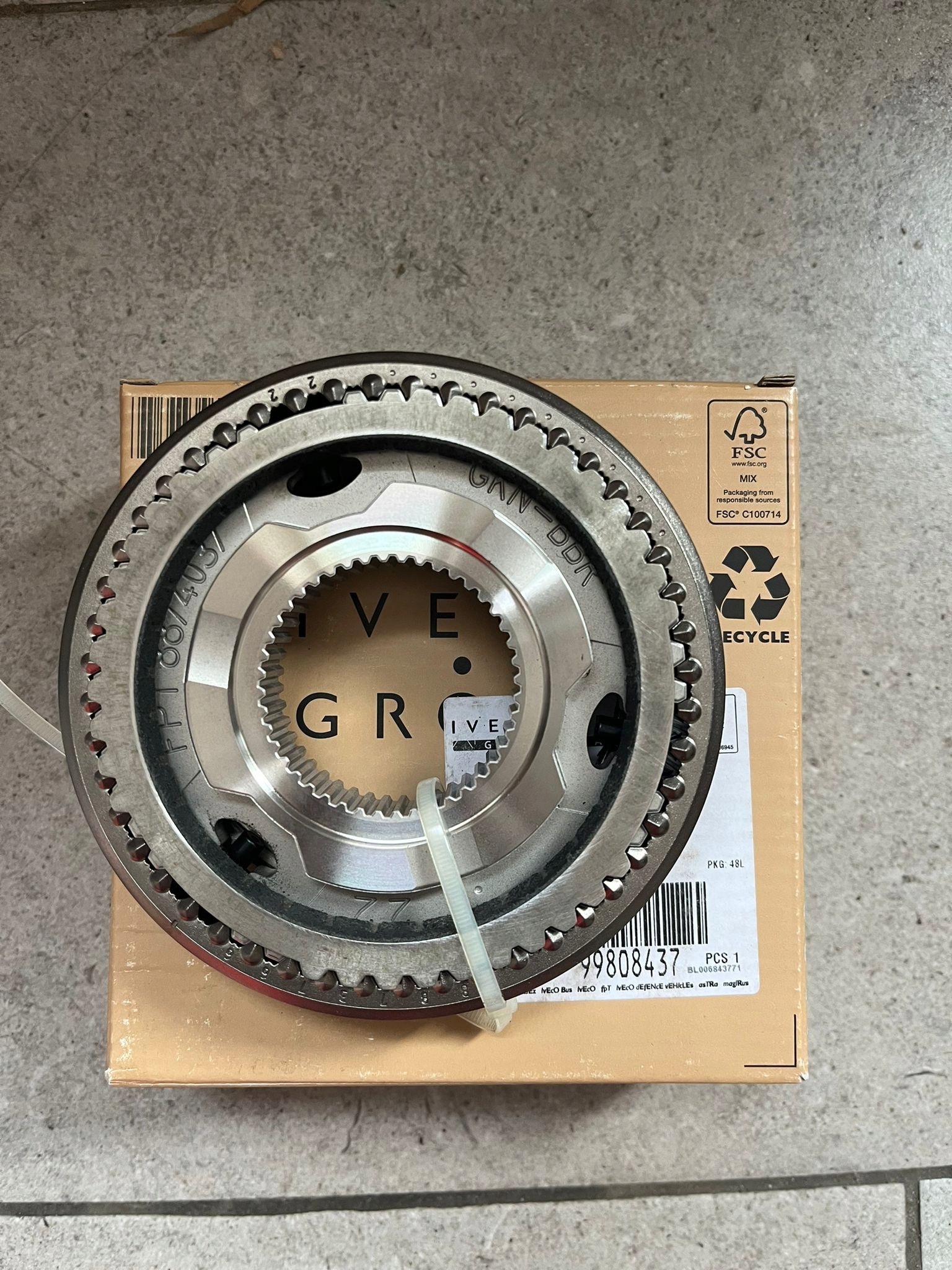 99808437 - СИНХРОНИЗАТОР ПЕРЕКЛЮЧЕНИЯ ПЕРЕДАЧ 3-4 IVECO DAILY 14>