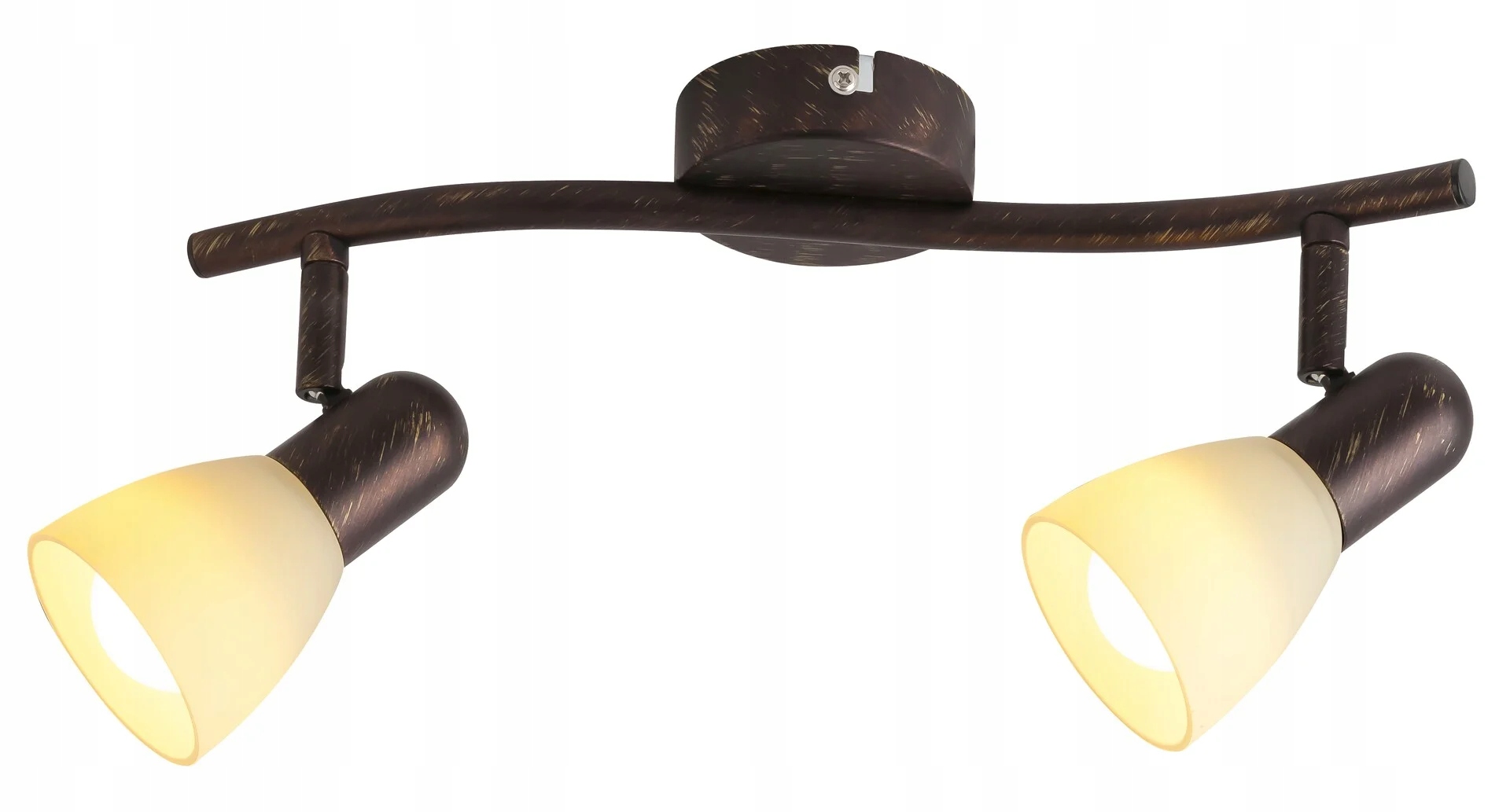 Nástěnné/stropní svítidlo bronzová antická krémová E14 2x40W Soma Rabalux