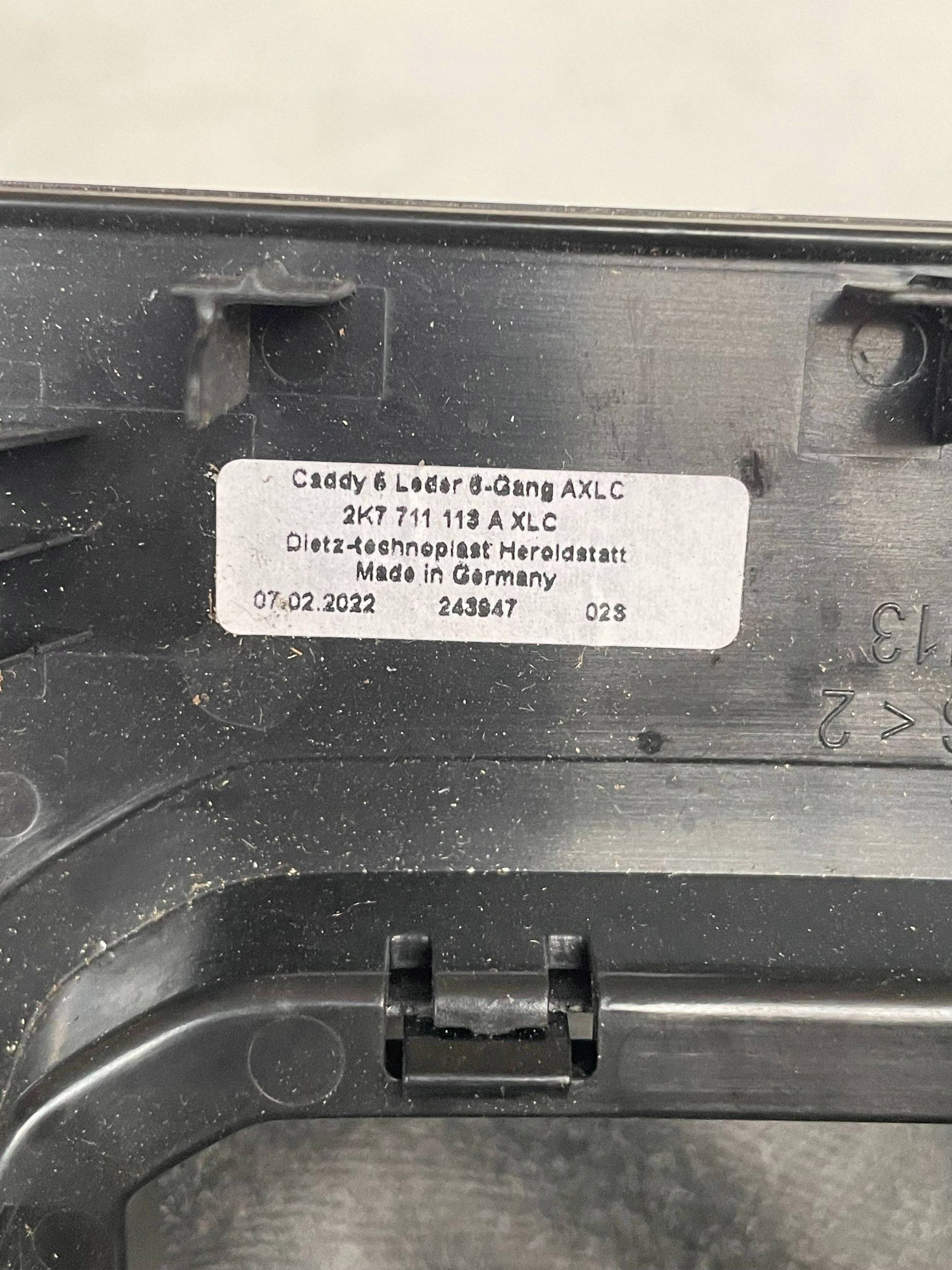 LEVA CAMBIO VOLKSWAGEN CADDY 2K7711113A @M