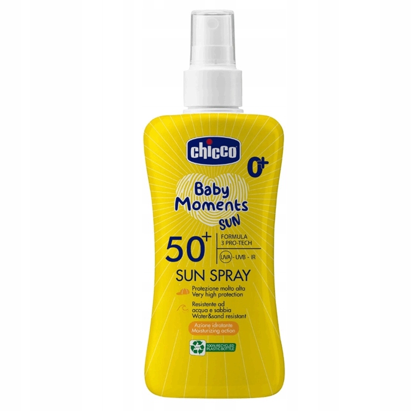 Chicco Baby Moments Sun sprej na opalování SPF50+ 150 Ml 1 ks
