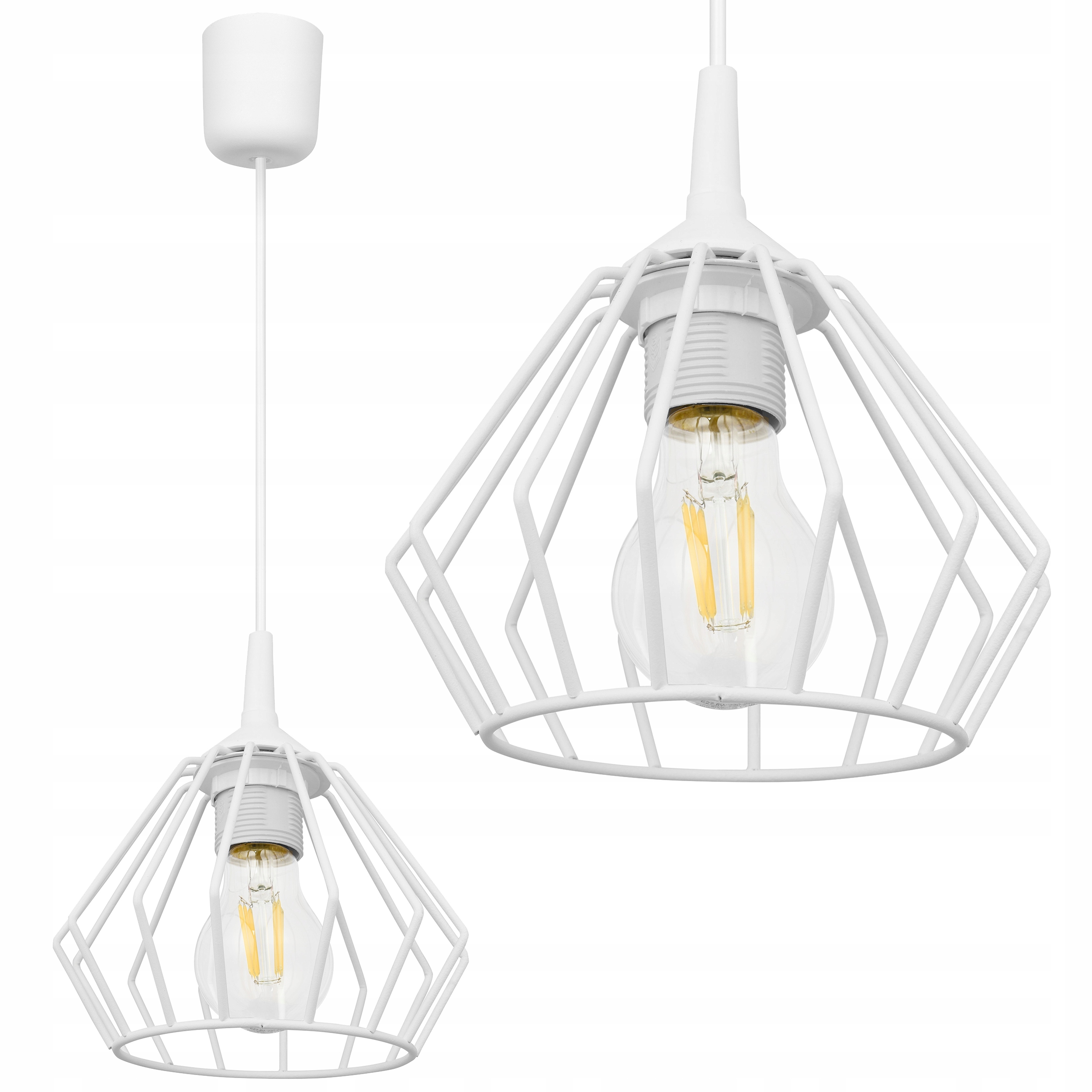 LAMPA WISZĄCA SUFITOWA ŻYRANDOL BRYLANT LED E27