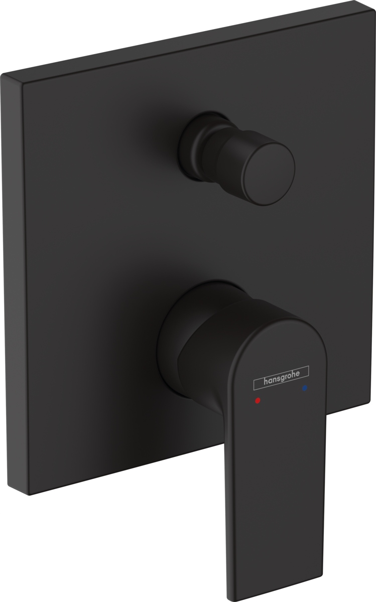 Hansgrohe Vernis Shape Bateria wannowa podtynkowa Czarny Mat