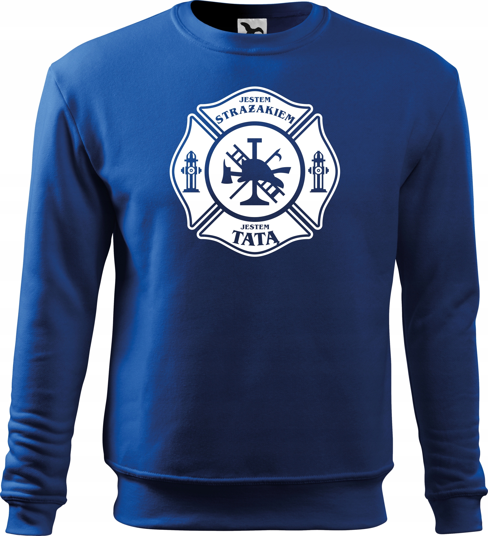 

Bluza męska Prezent Urodziny dla Taty Strażaka L