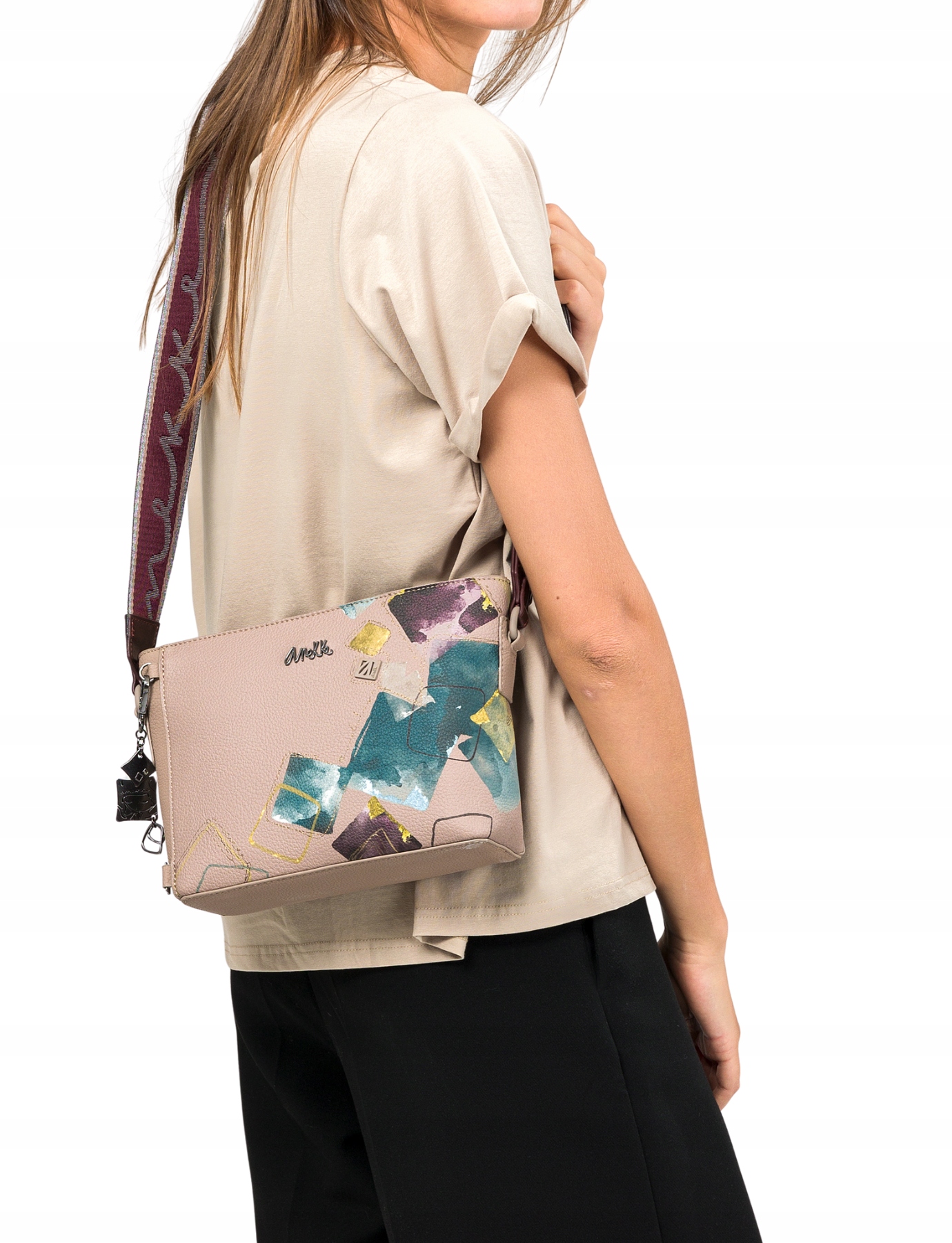 Dámská Kabelka Crossbody Kabelka Přes Rameno Módní Elegantní Anekke Evolution