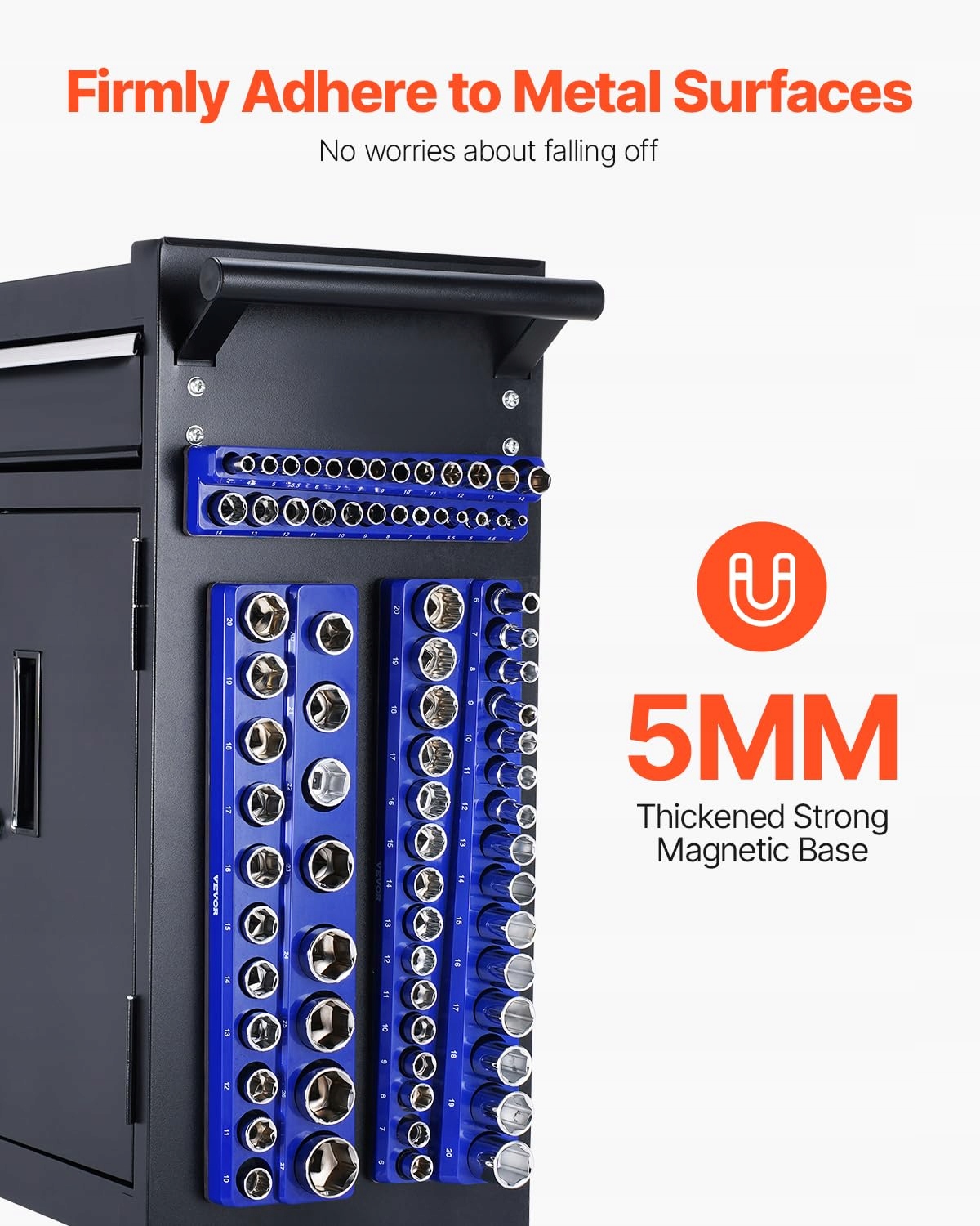 Vevor Sada Organizérů Na Nástavce, 6 Magnetických Tácků 1 4 3 8 Sae