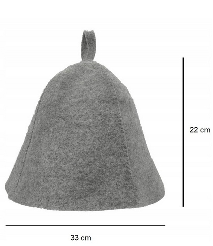 CZAPKA DO SAUNY BANI OCHRONNA FILCOWA FILC UNIWERSALNA EAN (GTIN) 5905490812544