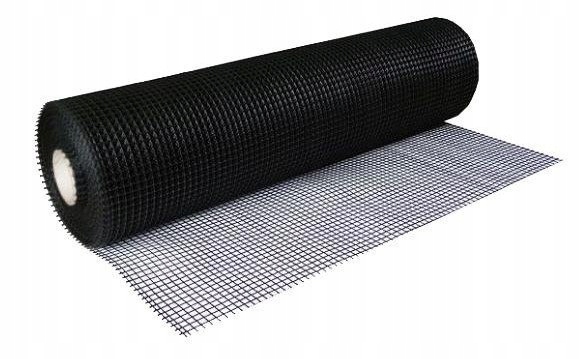 Zľavová sieť na plot Očko 15x15 mm 100 cm x 50 m čierna Polymernet