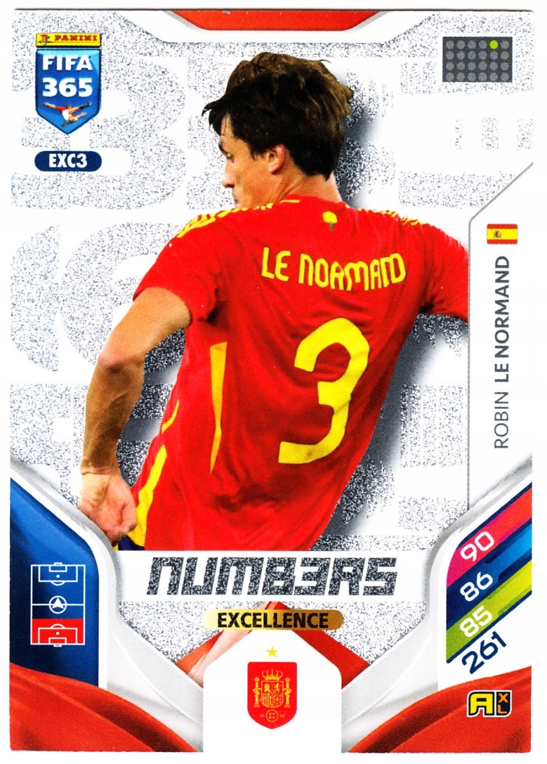 Panini Fifa 365 2026 Numbers Excellence Robin Le Normand EXC3