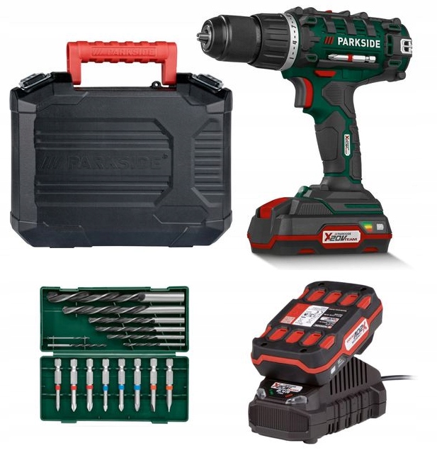 

Wiertarko-wkrętarka Parkside Pabs 45Nm Aku 2Ah Ład