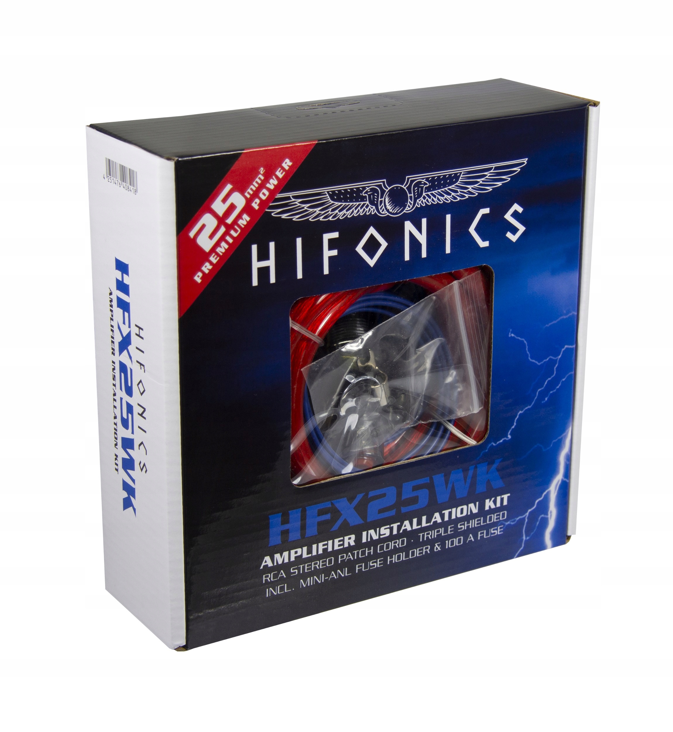 Комплект кабелей для усилителя hifonics hfx25wk 25 мм2
