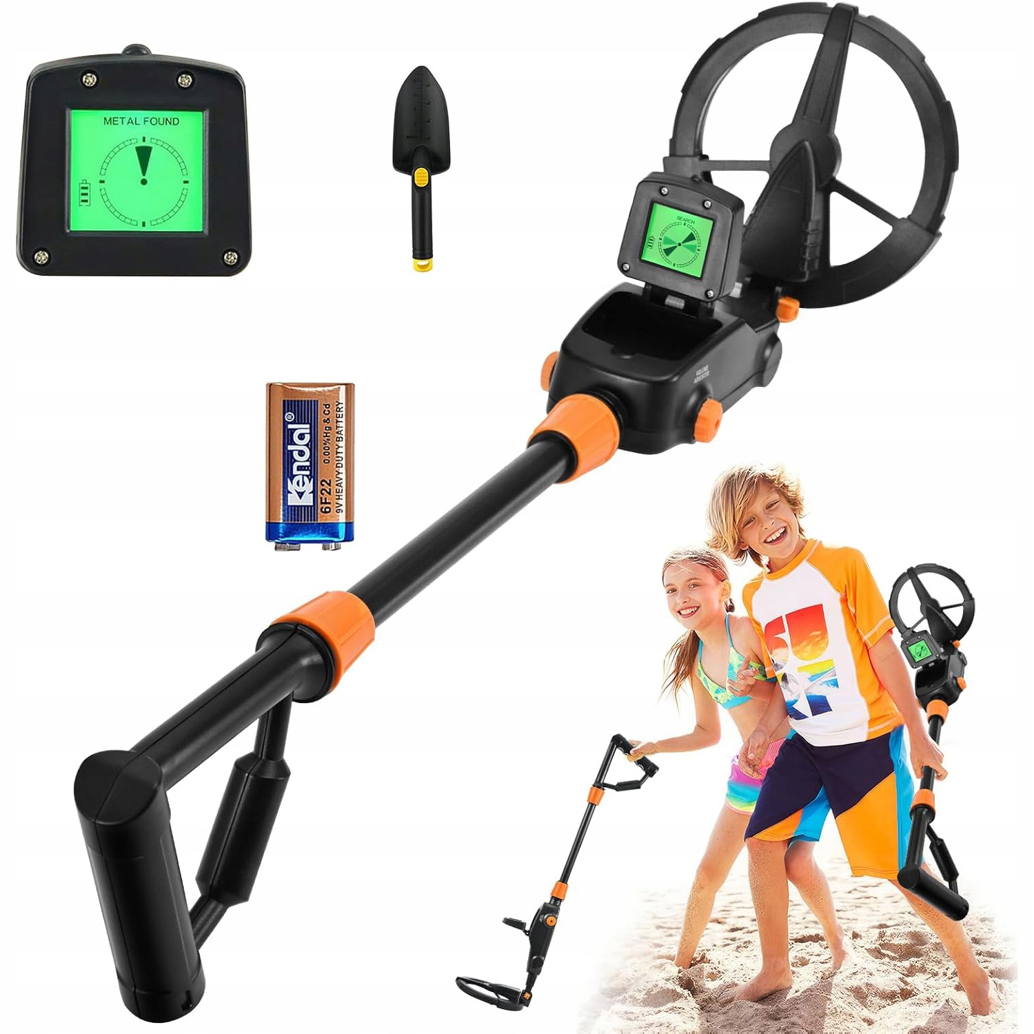 Detektor kovů MD1008A Přesný detektor mincí a zlata Skládací