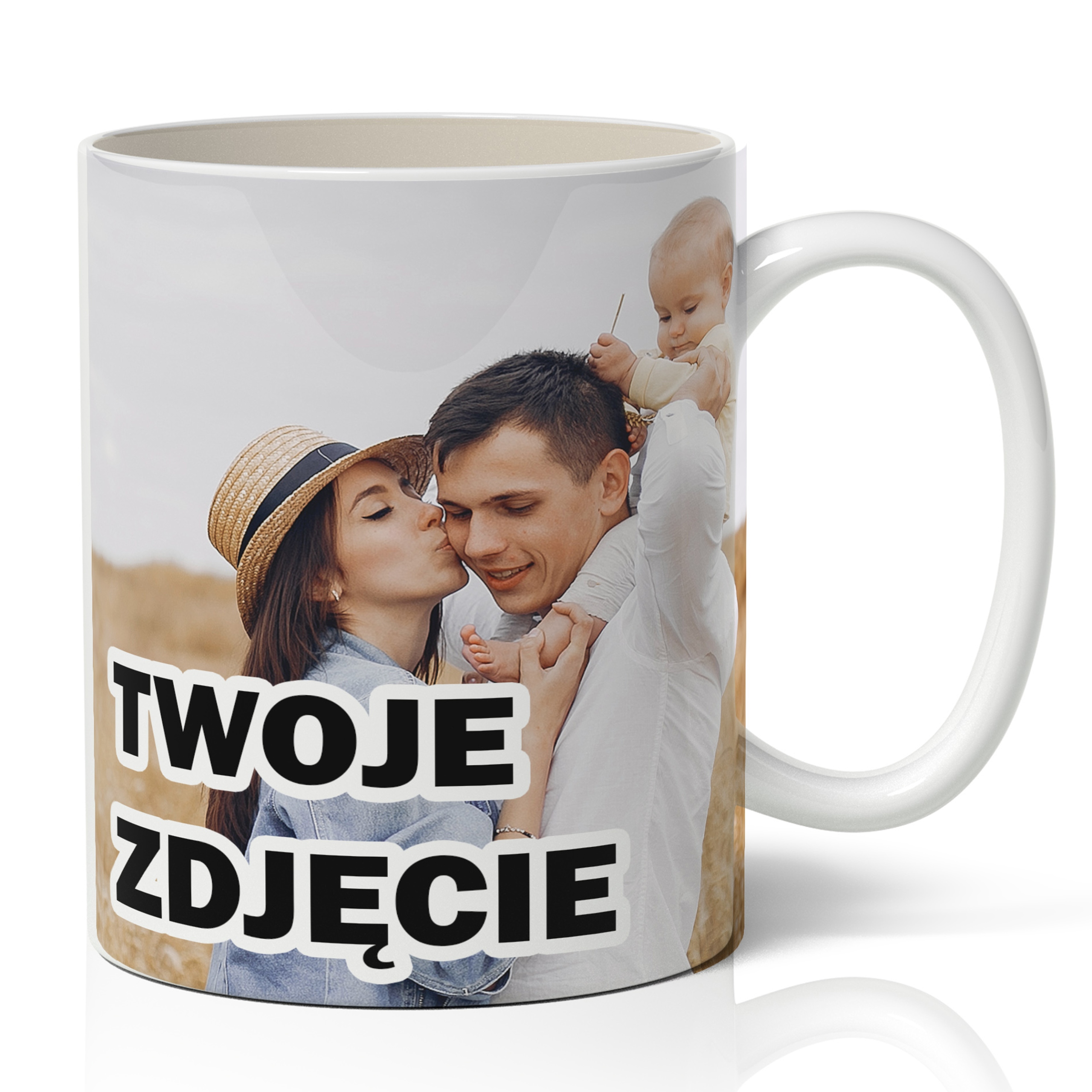 

Spersonalizowany Foto Kubek Twój Projekt Logo