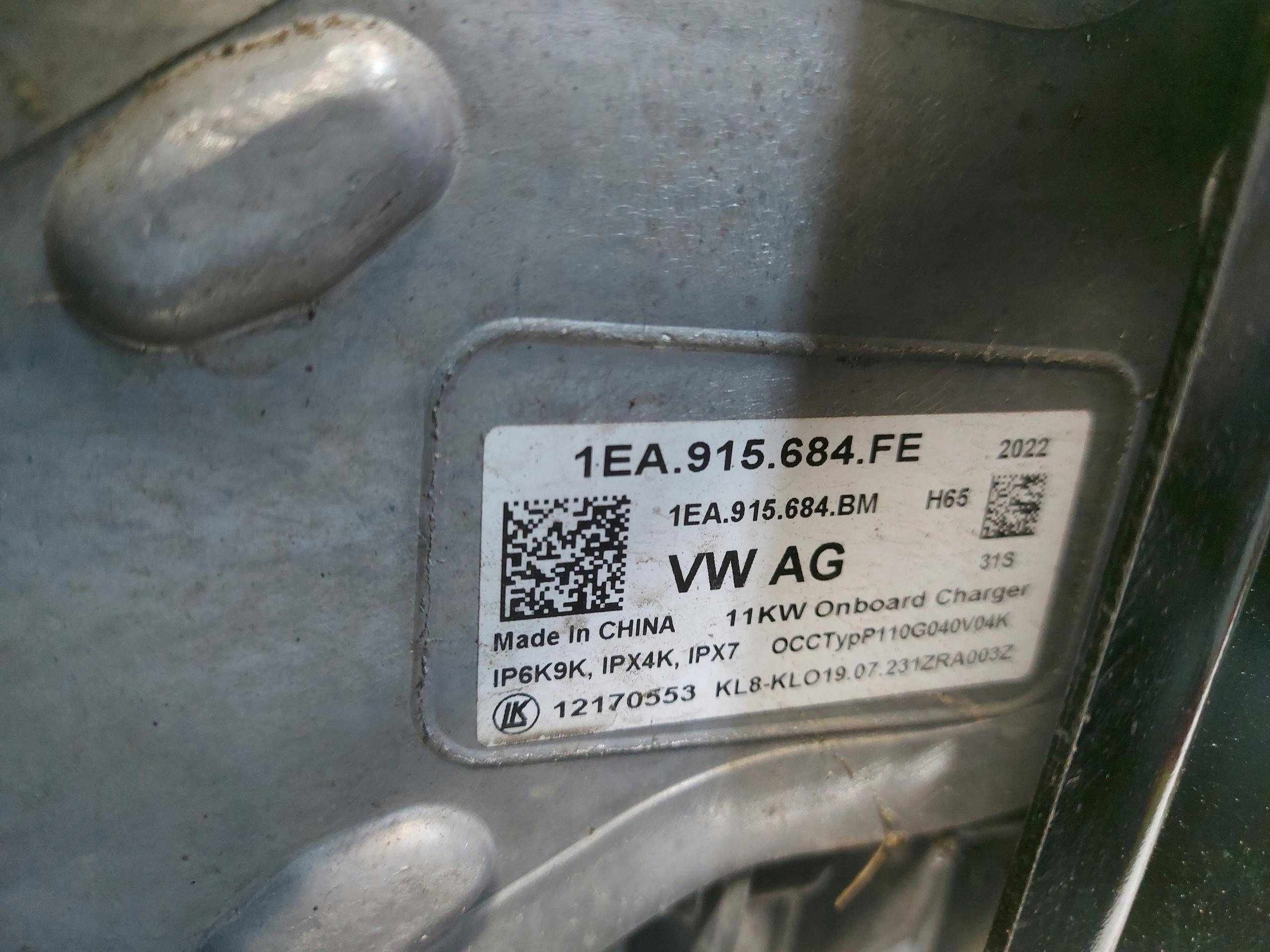 Audi Q4 40 E-TRON module ladowania baterii ladowarka control unit 1ea915684