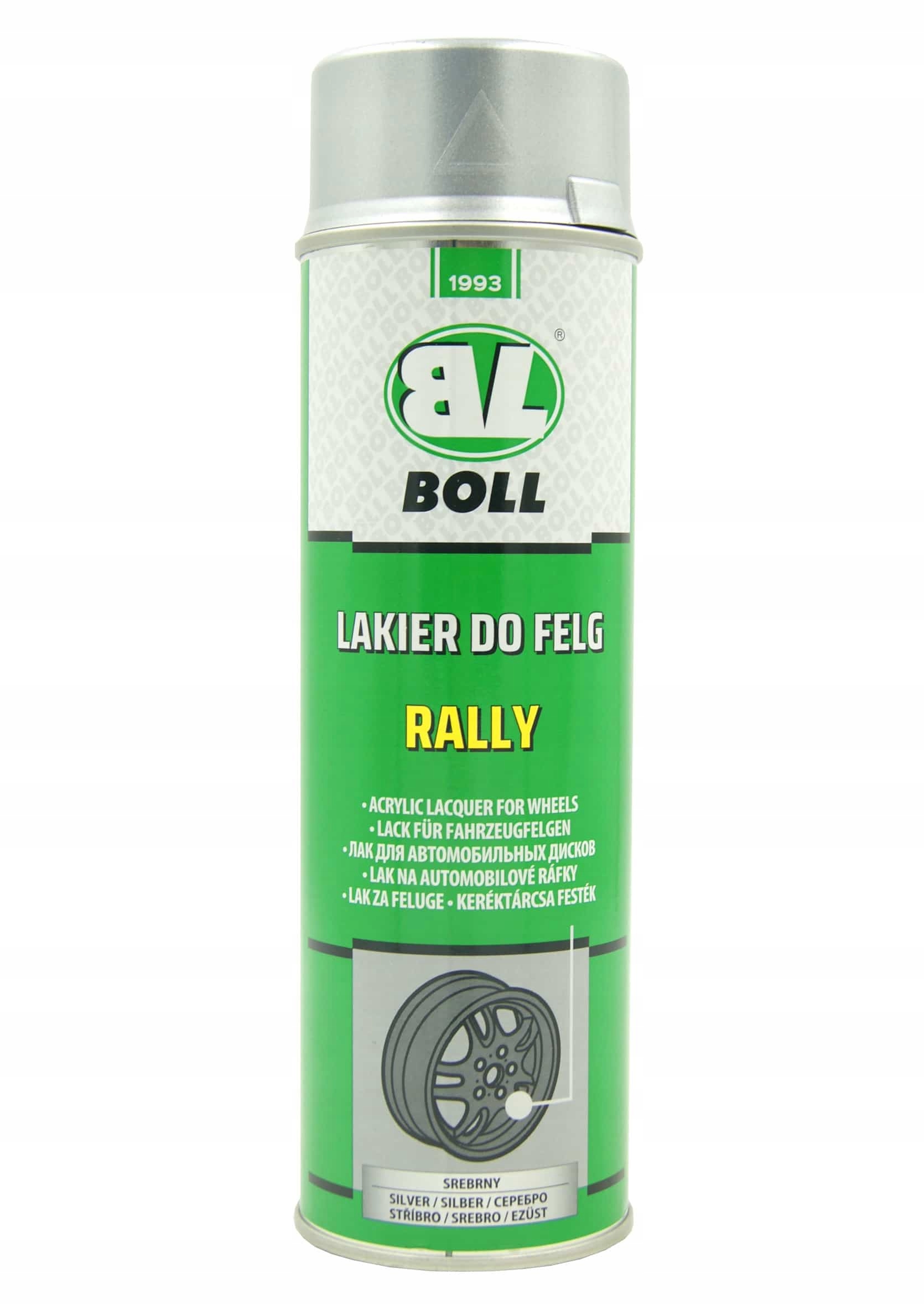 

Lakier do felg Boll 001013 srebrny 500 ml