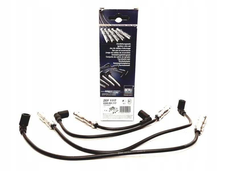 ZEF1117 - Дроти запалювання BERU AUDI A3 8P VW TOURAN 1.6