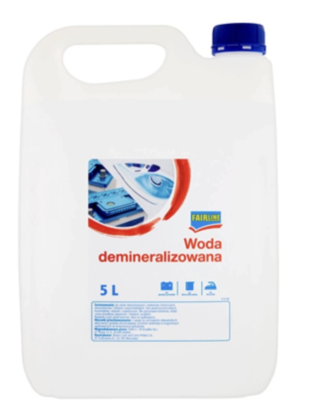 Woda demineralizowana Fairline 5 l