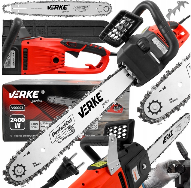 Piła Łańcuchowa Pilarka Elektryczna Do Drewna 45CM