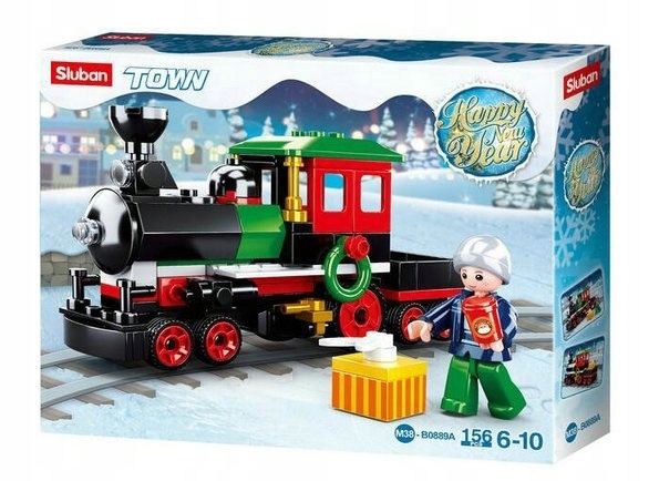 

Klocki Sluban Pociąg Lokomotywa 2 Klocki Lego