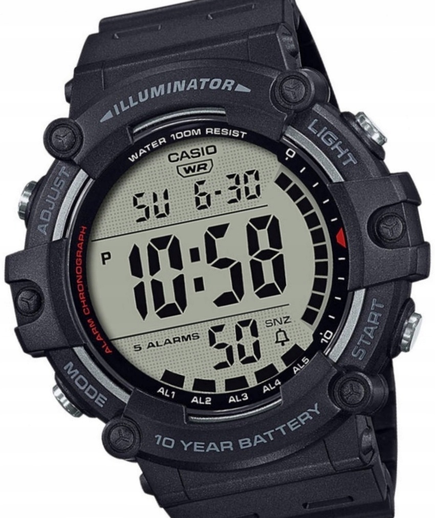 Sportowy zegarek młodzieżowy Casio Sport Digital