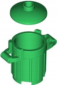 

4You Lego Akcesoria 92926 Kosz Wieczko Zielony