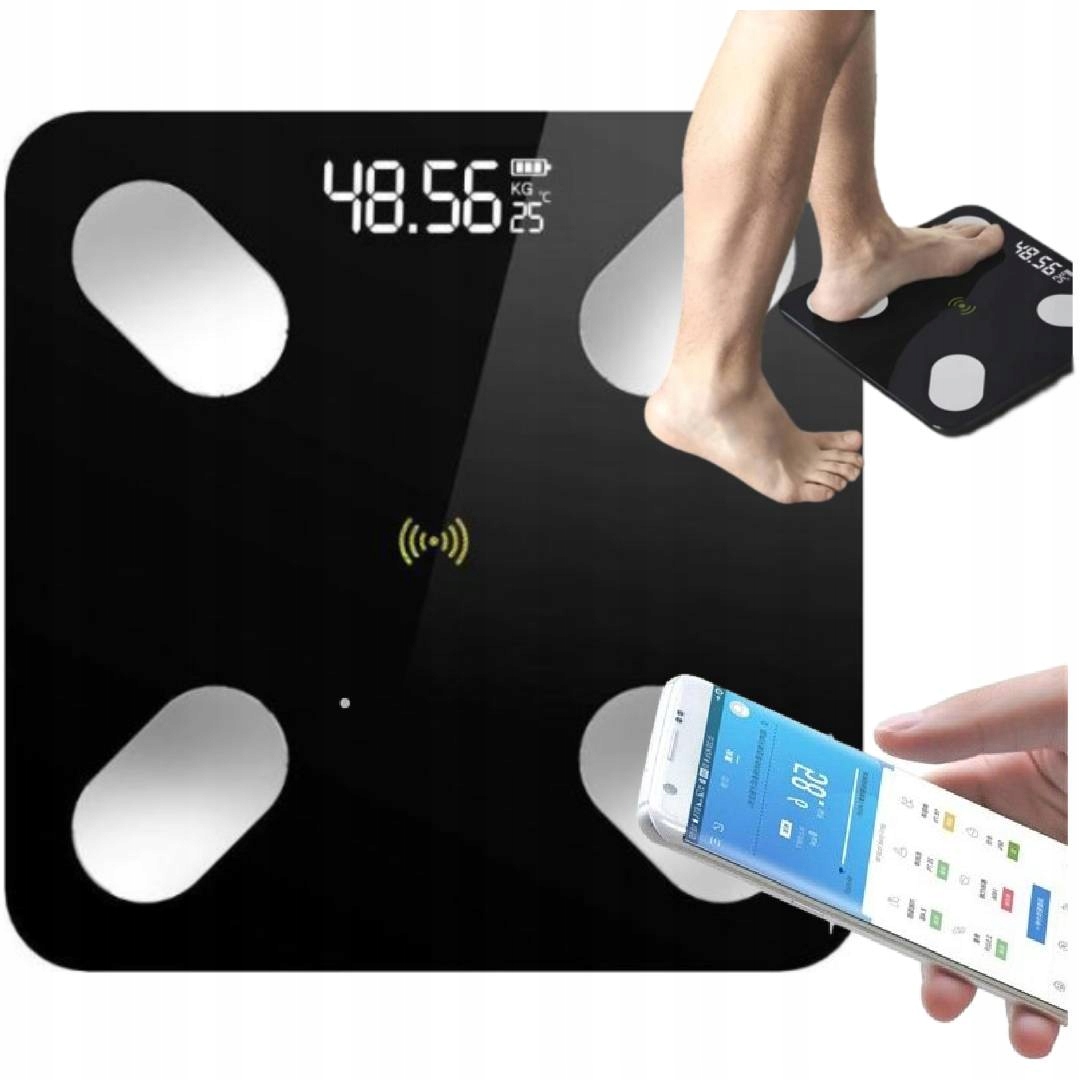 

Waga Łazienkowa Bluetooth Inteligentna Analityczna