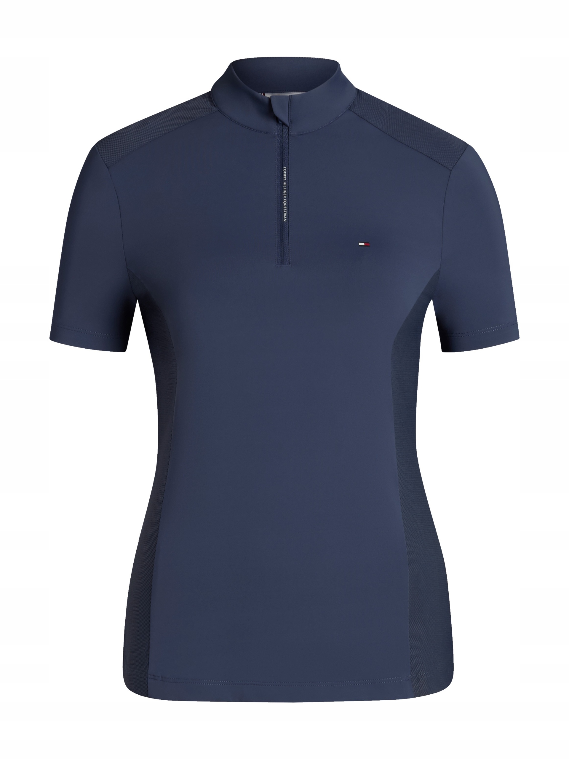 Jezdecké tričko Tommy Hilfiger Palma 1/4 Zip Faded Indigo M