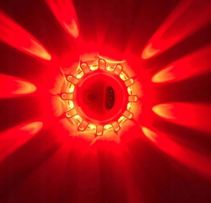 LAMPA OSTRZEGAWCZA LED BŁYSKOWA FLARA KOGUT MAGNES Źródło światła LED