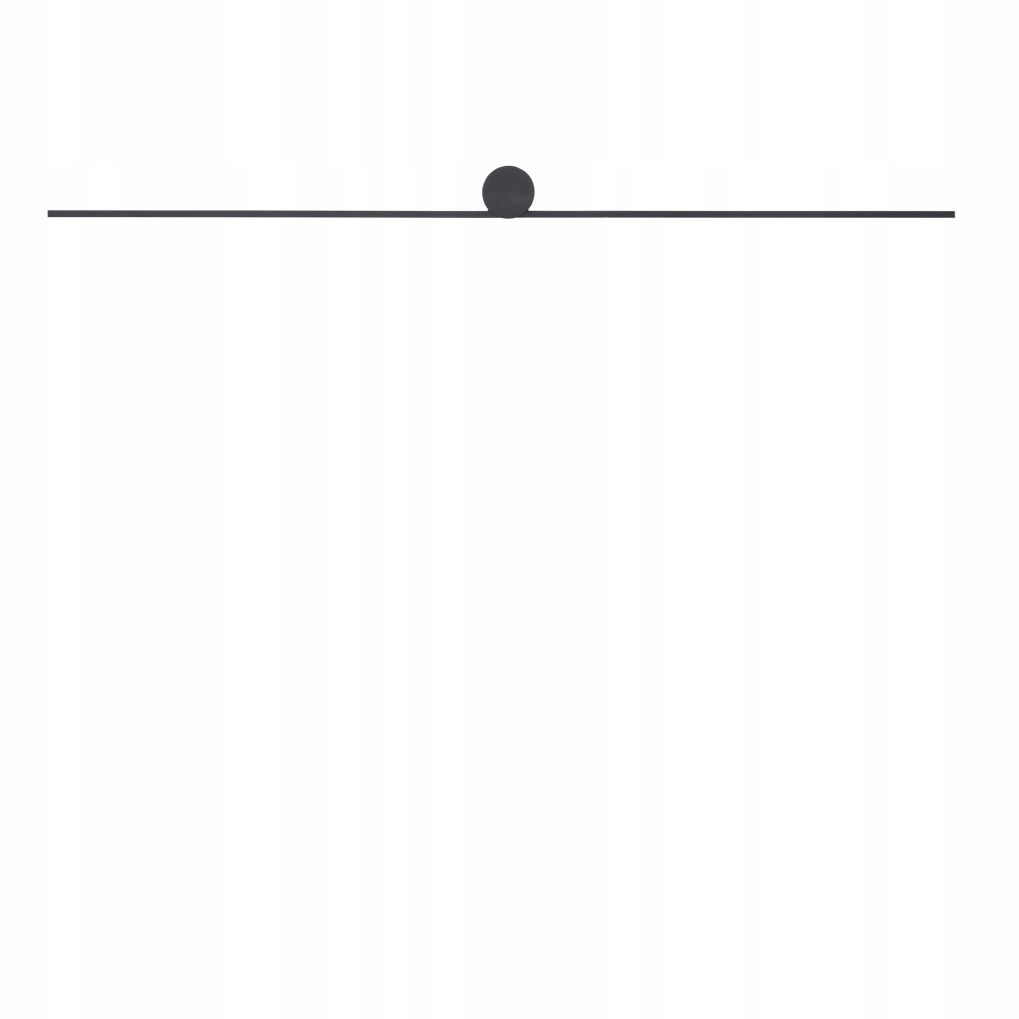 Led nástenné svietidlo nad zrkadlo čierne, moderné, lineárne, 100 cm Spin Nowodvorski
