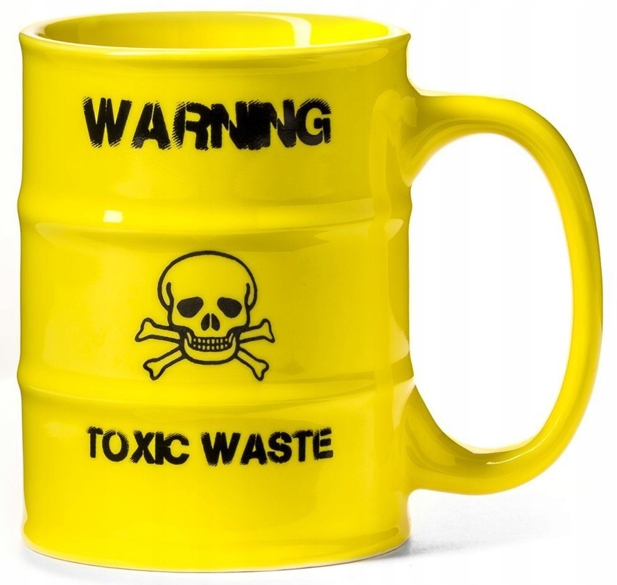 Levně Hrnek Toxic Waste Toxický Odpad! Velký 450 ML
