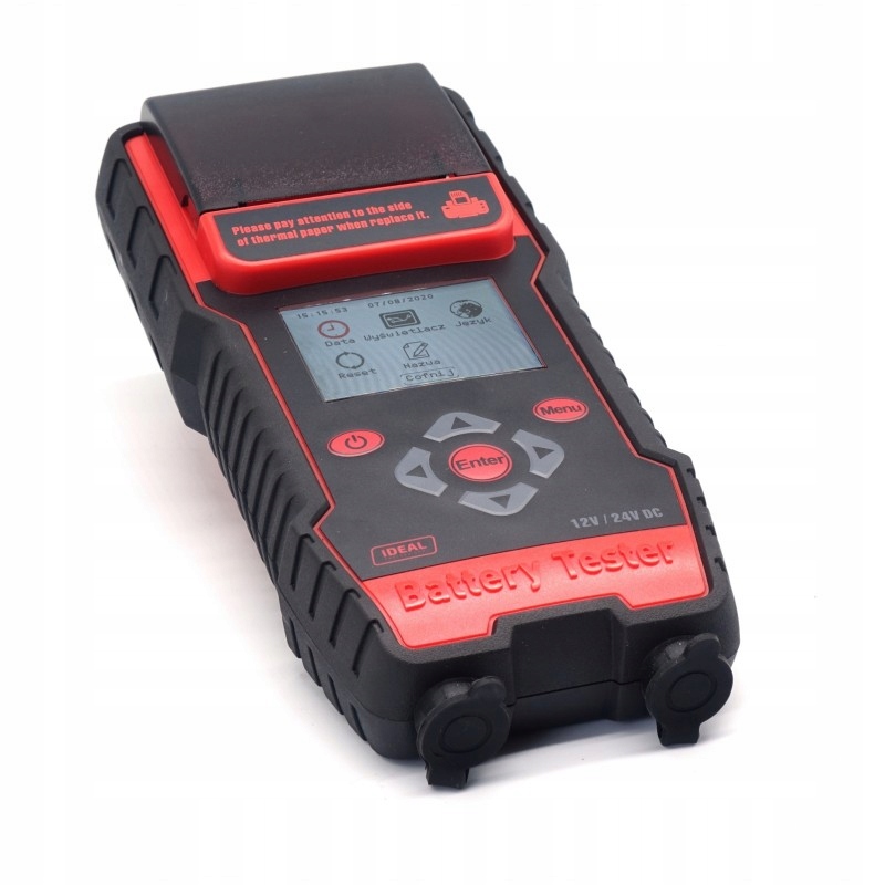 TESTER AKUMULATORA Z DRUKARKA IDEAL BDT7000 WET Mark Ideal