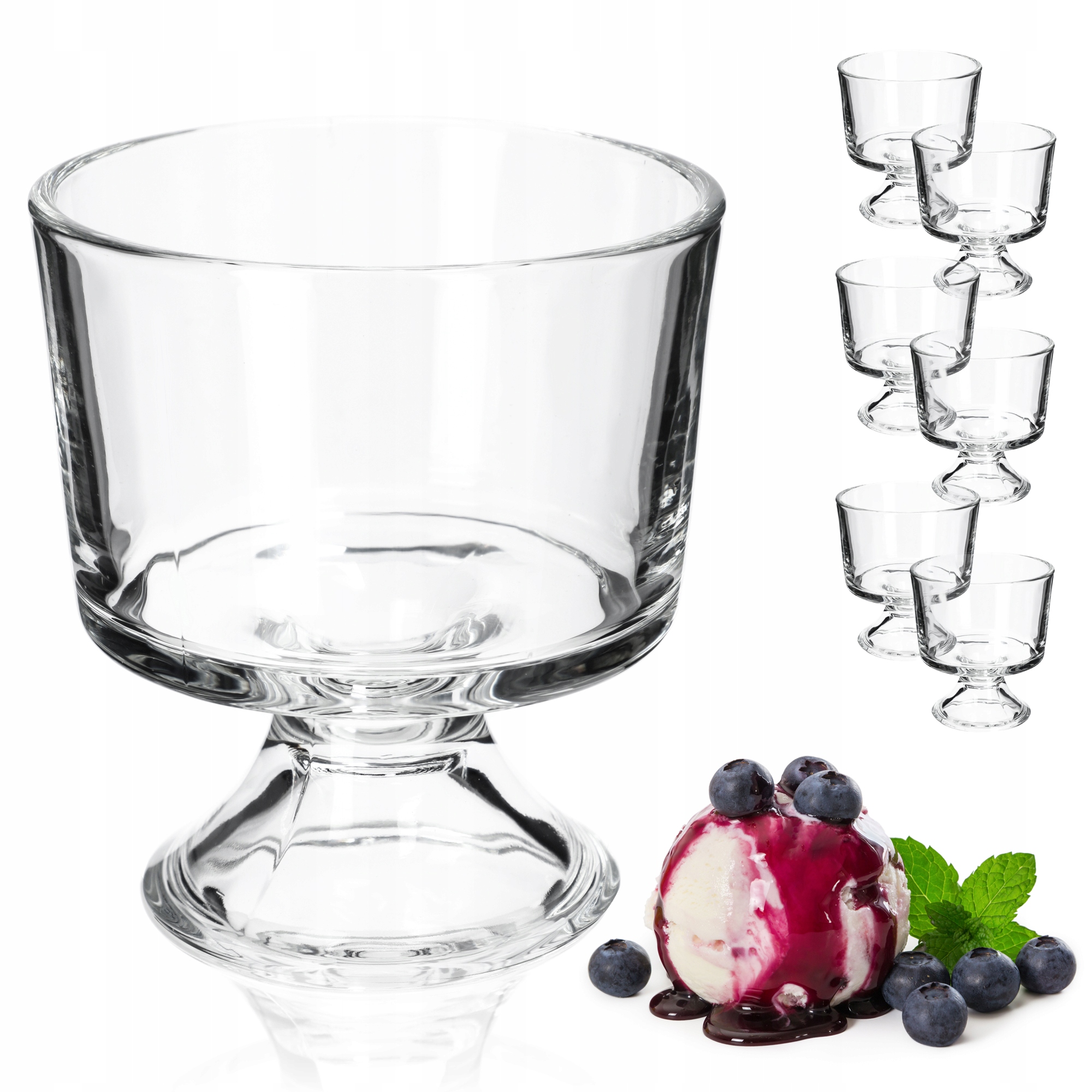 

Kadax Pucharek Do Deserów Lodów 280ml Szklany 6szt