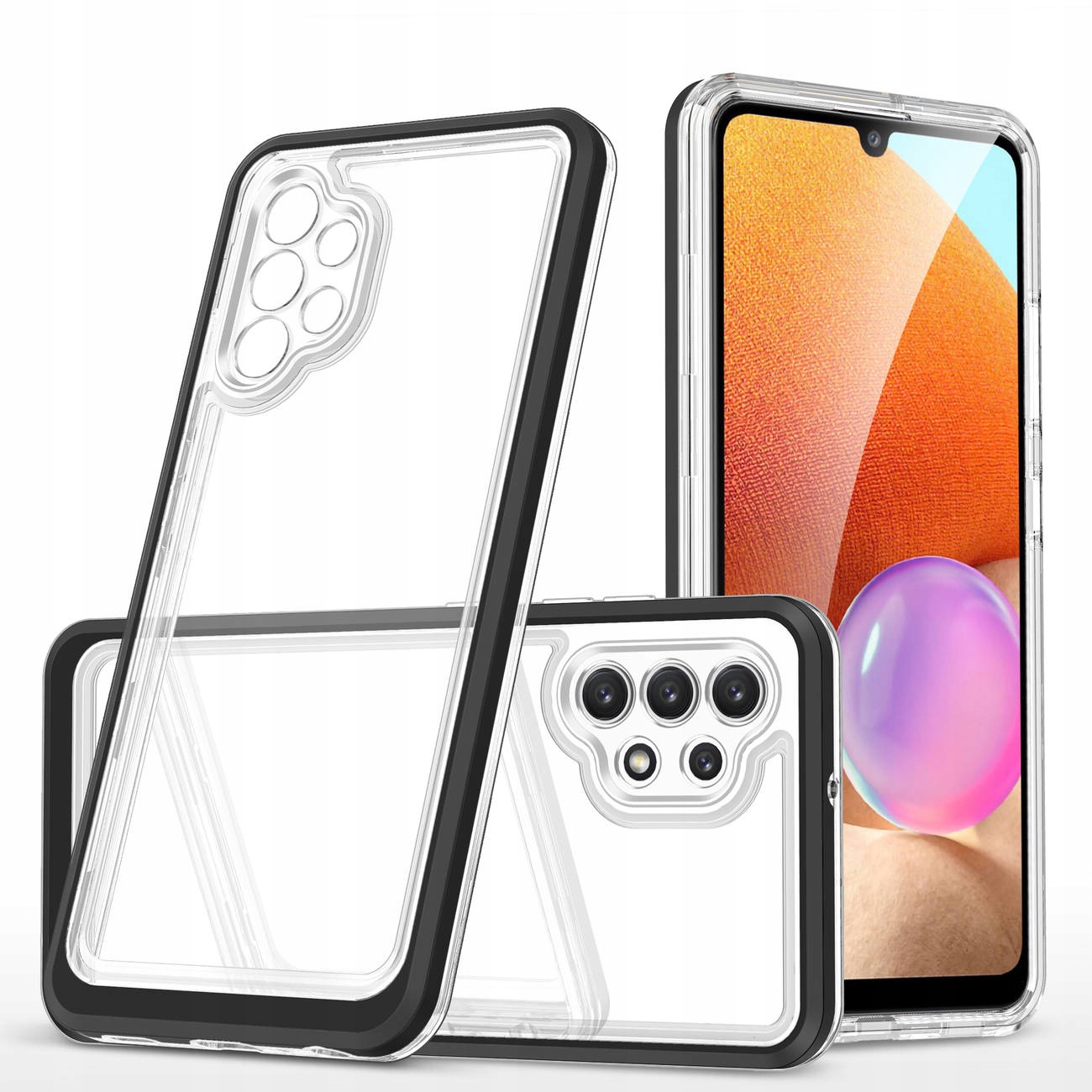 

Etui Pancerne Hybrid Szkło Samsung Galaxy A32 4G
