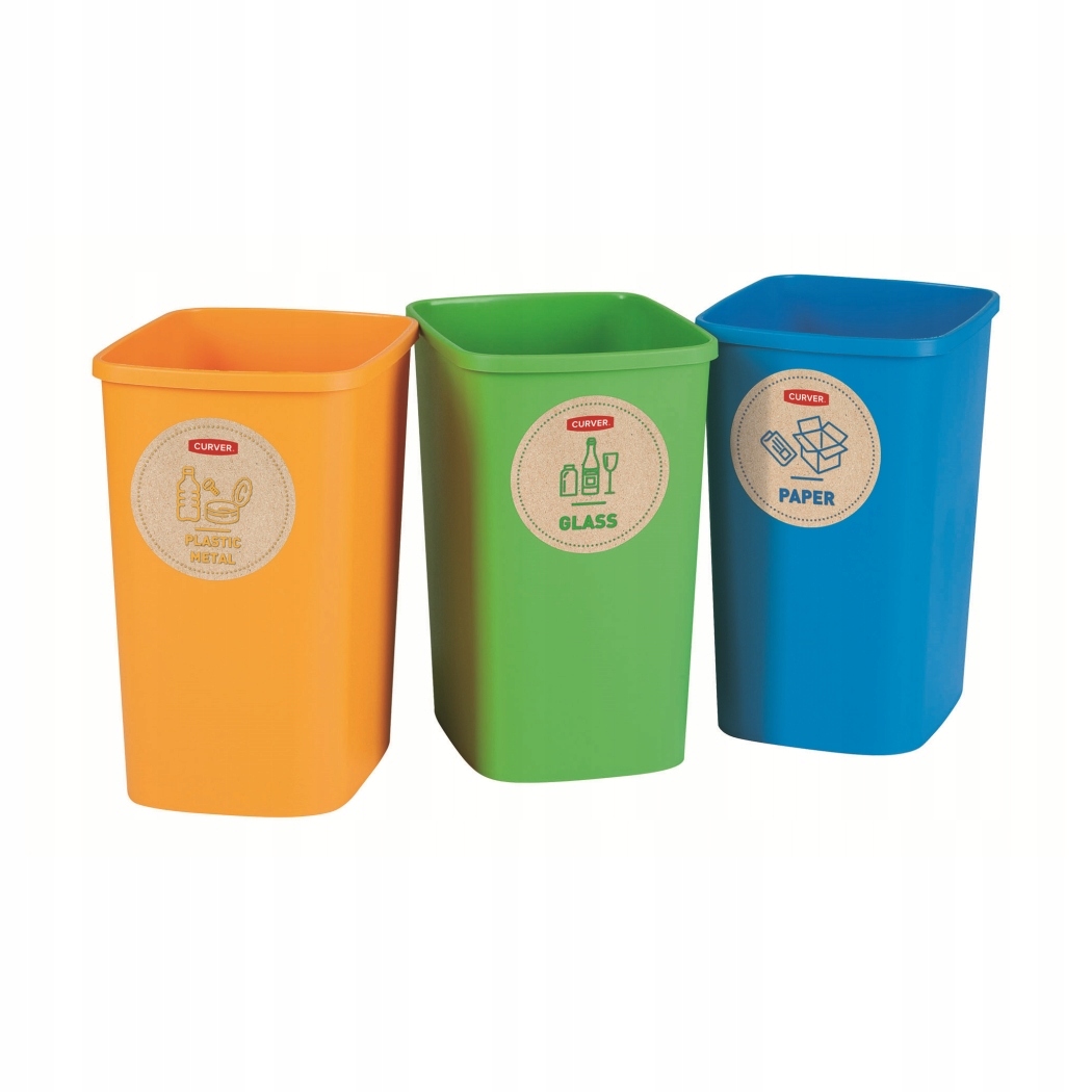 

Zestaw koszy do segregacji 3x10L Eco Friendly 3230