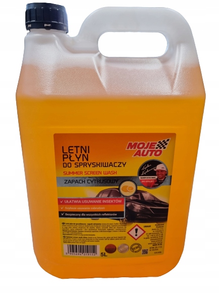 

Płyn letni do spryskiwaczy 5 L Moje Auto