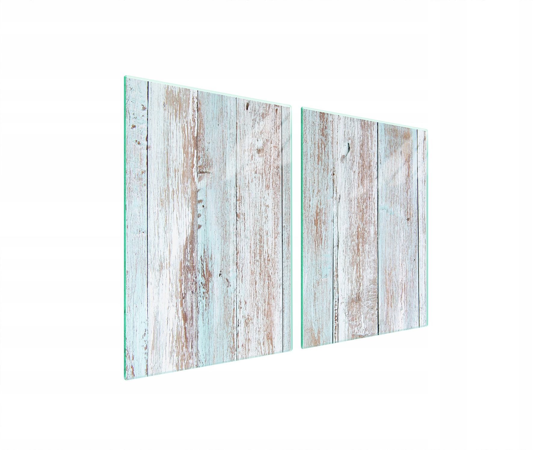 Skleněná Ochranná Deska Do Kuchyně 2x45x52 Dřevo Tvrzené Sklo